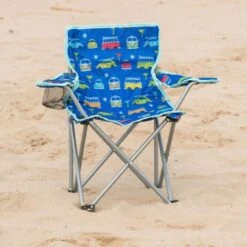 Volkswagen Kids Blue Camping Chair -World Of Camping vw kids chair 6 min